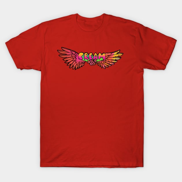 Fly cream T-Shirt by Fracture Traveling